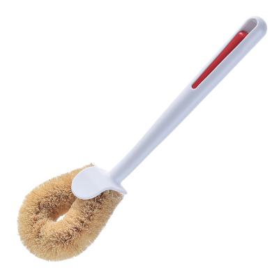 China Sustainable Multifunctional Custom Made Natural Coconut Fiber Pot Cleaning Brushes for sale