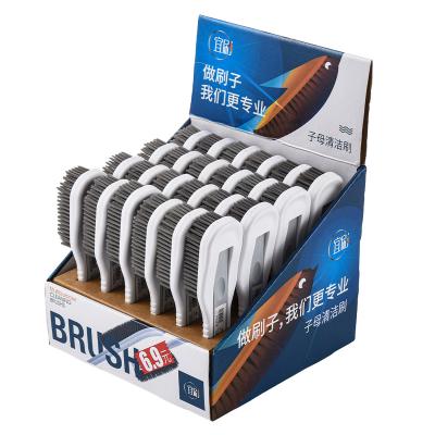 China YISHUA Sustainable Brand Design Multifunction Double 2 In 1 Shoe Laundry Cleaner Brush for sale