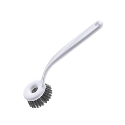 China Sustainable Wholesale Quality Kitchen Cleaning PP Hollow Round Pot Brush for sale