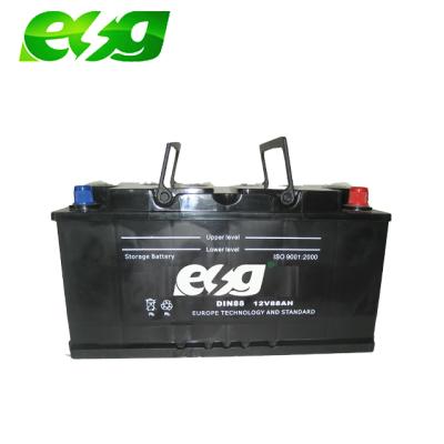 China Toys DIN88 58838 12V 88AH Rechargeable Sealed Car Battery Maintenance Free Type Long Life Deep Cycle for sale