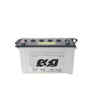 China 12v90ah toys for car battery case auto dry empty car battery for sale