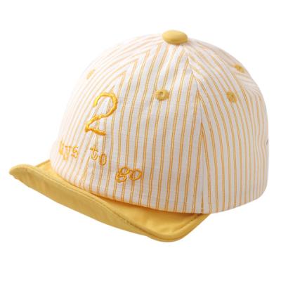 China Factory direct sale candy color embroidery baby soft adjustable waist hat for sale