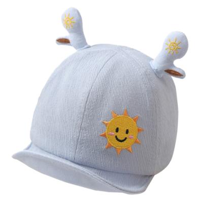 China Super cute cute autumn baby sunshade soft spring and soft brim baseball hat for sale