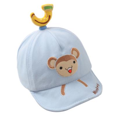 China Soft Korean spring and autumn baby 1-2 years old lightly shade cute breathable baseball cap for sale