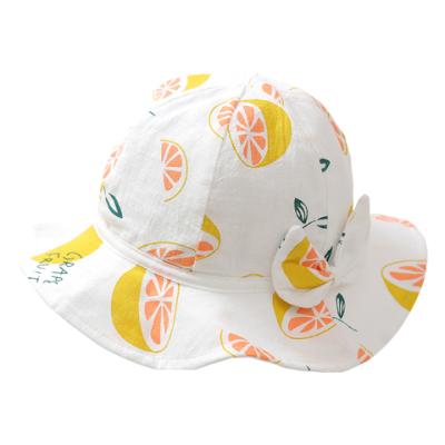 China New Style Baby Cotton Sunshade Soft Warm Candy Color Cute Sunscreen Hat for sale