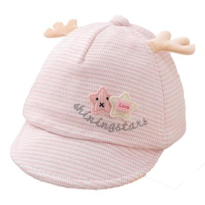 China Soft Spring And Autumn Cute Thin Hat Pure Cotton Baby Baseball Hats for sale