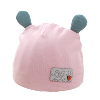 China Direct Sale Spring And Autumn Winter Candy Color Lovely Knitted Baby Soft Newborn Hat for sale