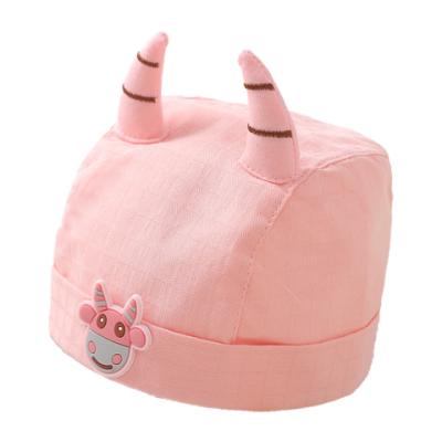 China Cute Super Soft Cute Infant Baby Pirate Hat Spring And Autumn Boy Hat Thin Baby Hat Spring 3-6-12 Months for sale