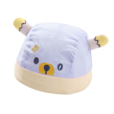 China Infant Toddler Pee Baby Hat Soft Spotless Spring And Autumn Thin Section Breathable Comfortable Pirate Hat for sale