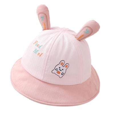 China Soft Baby Kids Summer Bucket Hat Kids Sun Beach Outdoor Hat Cute Sun Hat for sale