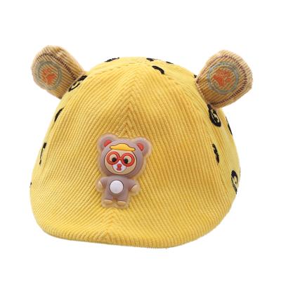 China Soft Autumn Comfortable Breathable Children's Hat 1-3 Years Old Baby Sunshade Cute Hat for sale