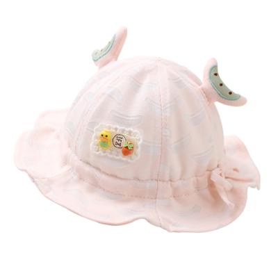 China Cute And Comfortable Mesh Sunscreen Soft Thin Breathable Baby Fisherman Hat for sale