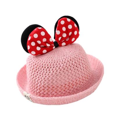 China Soft Thin Cute Sunscreen Shade Straw Hat Breathable Summer Fisherman Hat for sale