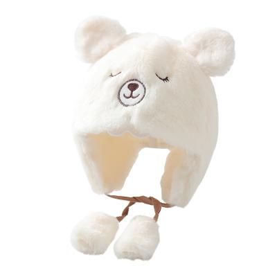 China Wholesale soft plush baby earmuffs baby earmuffs warm and cute winter hair hat for sale