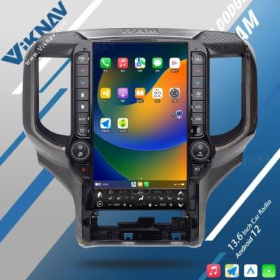 Cina 2019-2024 Dodge Ram 1500 Aftermarket Radio Car Stereo Carplay 13.6 Inch Android Head Unit in vendita