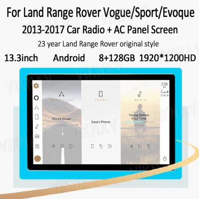 China 13.1 polegada Android Car Radio For Range Rover Vogue L322 V8 2002-2012 Unidade de cabeça GPS Navegação Touch Screen Carplay à venda