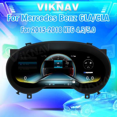 China Mercedes GLA CLA Dashboard del velocímetro digital 2015-2018 1920*720 píxeles en venta