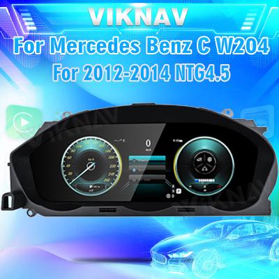 China 12.3 pulgadas de velocímetro de equipo digital para automóviles para Benz Clase C W204 2012 2013 2014 en venta