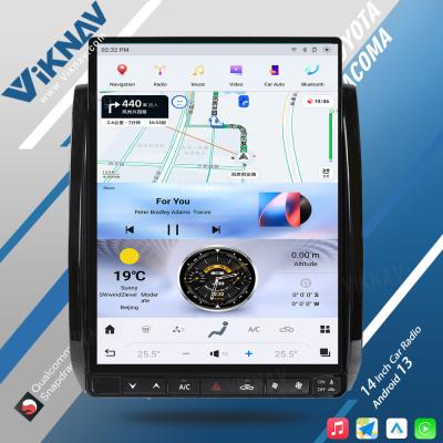 China 14 Zoll Touchscreen 2005-2015 Toyota Tacoma Kopfgerät Android-Auto-Radio zu verkaufen