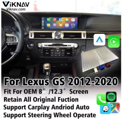 China Lexus GS Carplay Steering Wheel Interface Box 2012-2020 Double Din for sale