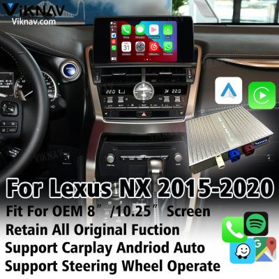 China Wireless Car Multimedia Linux Carplay Interface Box For Lexus NX 2015-2020 for sale