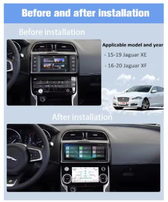 China AC Panel for Jaguar XE XF (2015-2020) 10inch LCD Climate Control Screen with Conditioning Temperature Control Knobs for sale