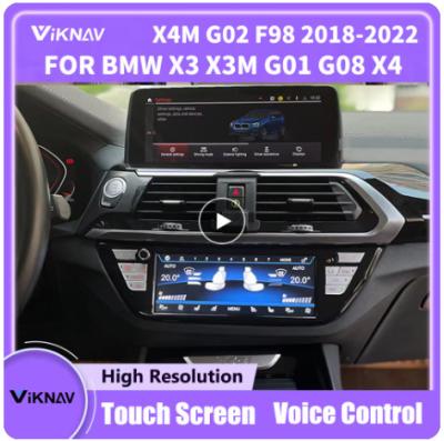 중국 자동차 에어컨 제어판 화면 X3M G01 G08 X4M G02 F98 BMW 기후 제어 장치 판매용