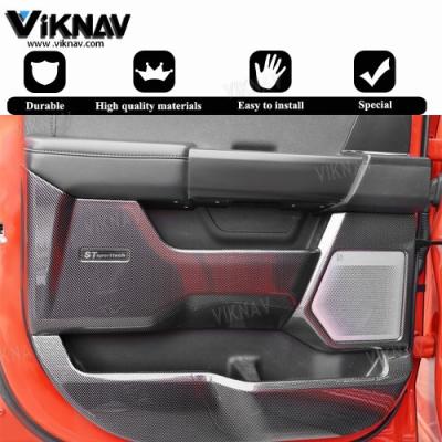 Cina Viknav Car Door Anti Kick Pad per Ford F-150 F150 2015-2020 Accessori in pelle in fibra di carbonio in vendita