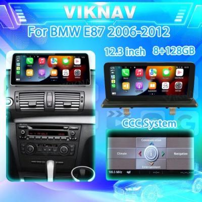 Китай Viknav 12,3-дюймовое автомобильное радио Для BMW 1-й серии E87 2006-2012 CCC Система навигации с экраном DVD Мультимедиа 128 ГБ продается