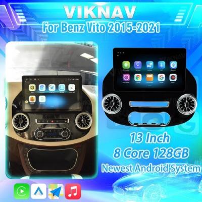 Chine Viknav 13 pouces Android 8 Lecteur de voiture de base Radio multimédia Pour Benz Vito 2015-2021 Navigation GPS ((128GB) à vendre