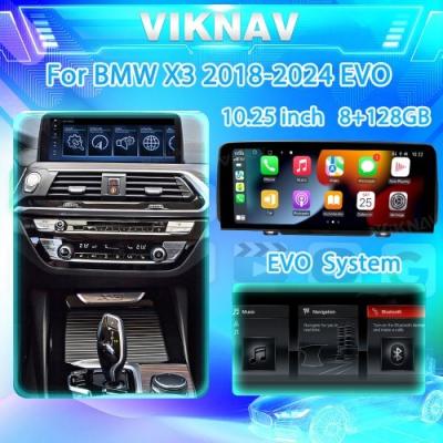 China Viknav 10,25 Zoll Auto Radio Für BMW X3 2018-24 EVO System Drahtloser Multimedia-Player GPS-Navigation Android Auto/Catplay zu verkaufen