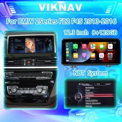 China Viknav 12,3 Zoll Auto Radio Für BMW 2er F22 F45 2013-16 MPV NBT System Android Auto GPS Navigation Wireless Carplay zu verkaufen