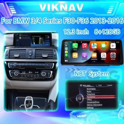 China Viknav 12,3 Zoll Auto Radio Für BMW 3/4 Serie F30 F31 F32 F33 F34 F35 F36 2013-16 Origianl NBT System GPS Bildschirm Carplay zu verkaufen