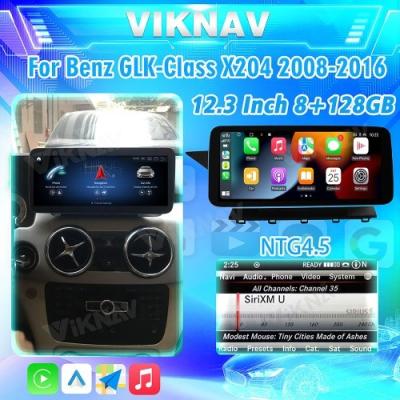 China Viknav 12.3 Inch Android 8 Core Car Player Multimedia Radio Voor Benz GLK Class X204 2008-2016 GPS Navigatie ((NTG4.5) Te koop