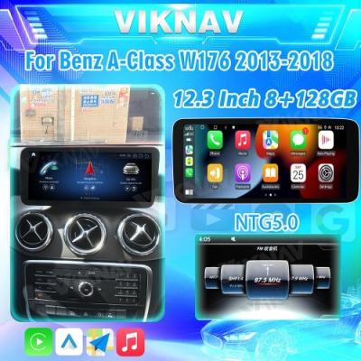 China Viknav 12.3 Inch Android Voor Benz A W176 CLA C117 GLA X156 G W463 2013-2018 GPS Car With Screen Radio Player (NTG5.0) Te koop