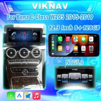 China Viknav 12.3 Inch Android Car Voor Mercedes Benz C W205 GLC X253 V W447 X 2015-2019 Met schermspeler GPS 2Din (NTG5.0) Te koop