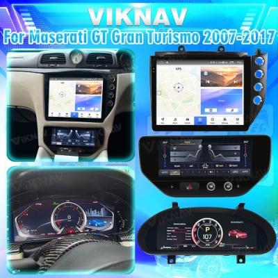 China Viknav Voor Maserati GT GC GranTurismo 2007-2017 Rechtsrijden Automultimedia Speler / Auto Radio + Digitaal Cluster + AC Te koop