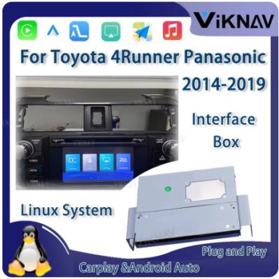 China Viknav Linux System OEM Car For Toyota 4Runner Panasonic 2014-19 Upgrade Decoder Box MuItimedia Wireless  CarPlay for sale