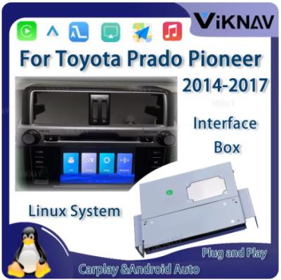 China Viknav Linux System OEM Car For Toyota Prado Pioneer 2014-2017 Upgrade Decoder Box MuItimedia Wireless CarPlay for sale