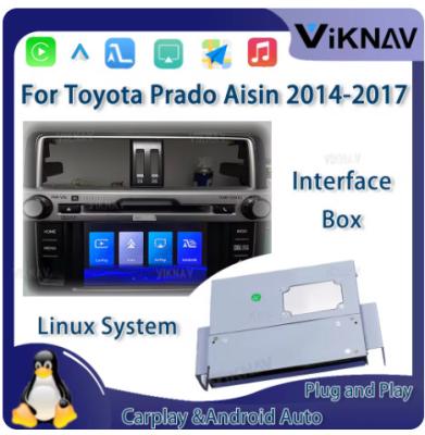 China Viknav Linux System OEM Car For Toyota 4Runner Aisin 2014-2017 Upgrade Decoder Box MuItimedia Wireless CarPlay for sale