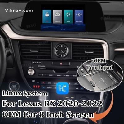 China Viknav Fit For Original Car 8 Inch Screen Linux System For Lexus RX 2020 2021 2022 Wireless Apple CarPlay Android Auto for sale