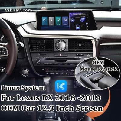 China Viknav Fit For Original Car 12.3 Inch Screen Linux System For Lexus RX 2016 2017 2018 2019 Wireless Apple CarPlay for sale