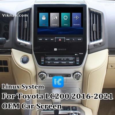 중국 Viknav Fit For Original Car Screen 리눅스 시스템 포 토요타 LC200 2016-2021 무선 애플 카플레이 안드로이드 오토 판매용