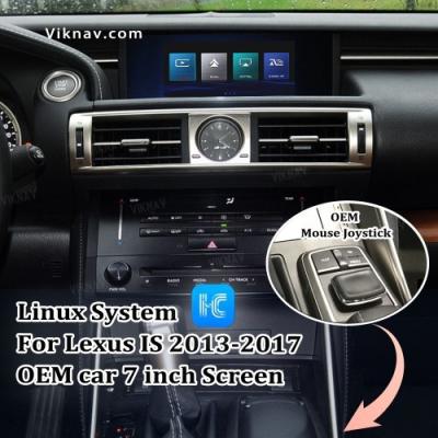 China Viknav Linux System For Lexus IS 2013 -2017 Wireless Apple CarPlay Android Auto only support original car 7 inch Screen for sale