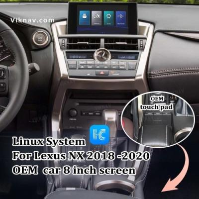 China Viknav Linux System For Lexus NX 2018 -2020 Wireless Apple CarPlay Android Auto só suporta carro original 8 polegadas à venda