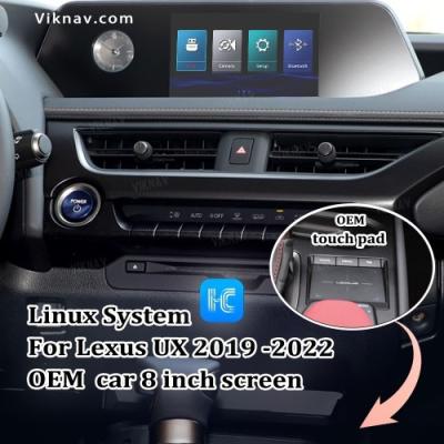 中国 Viknav Linux System For Lexus UX 2019 -2022 ワイヤレス Apple CarPlay Android Auto オリジナルカーのみをサポートする 8インチスクリーン 販売のため