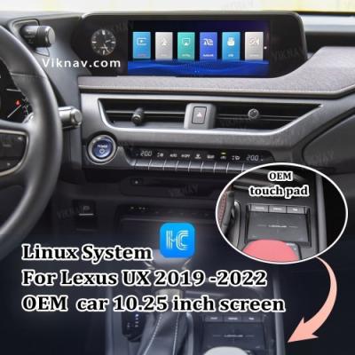 Cina Viknav Linux System For Lexus UX 2019 -2022 Wireless Apple CarPlay Android Auto supporta solo l'originale auto 10.25 pollici Scr in vendita