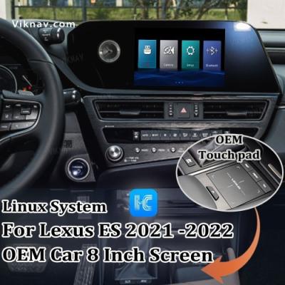 Cina Viknav Fit For Original Car 8 Inch Screen Sistema Linux Per Lexus ES 2021 2022 Wireless Apple CarPlay Android Auto in vendita