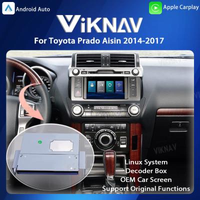 Chine Système Viknav Linux OEM Pour Toyota 4Runner Aisin 2014-2017 Boîte de décodeur de mise à niveau Multimedia CarPlay sans fil à vendre