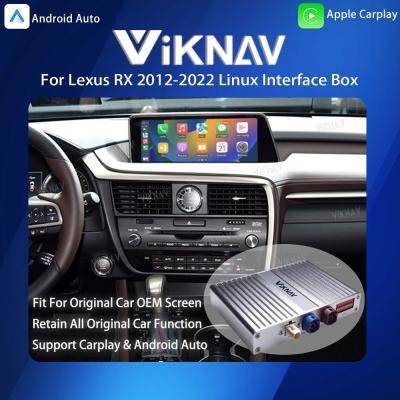 Chine Système Viknav Linux Pour Lexus RX 2012-2022 sans fil Apple CarPlay Android Auto Ne prend en charge que l'écran OEM d'origine de la voiture à vendre